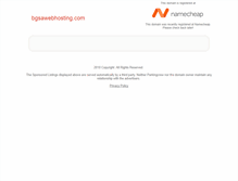 Tablet Screenshot of bgsawebhosting.com